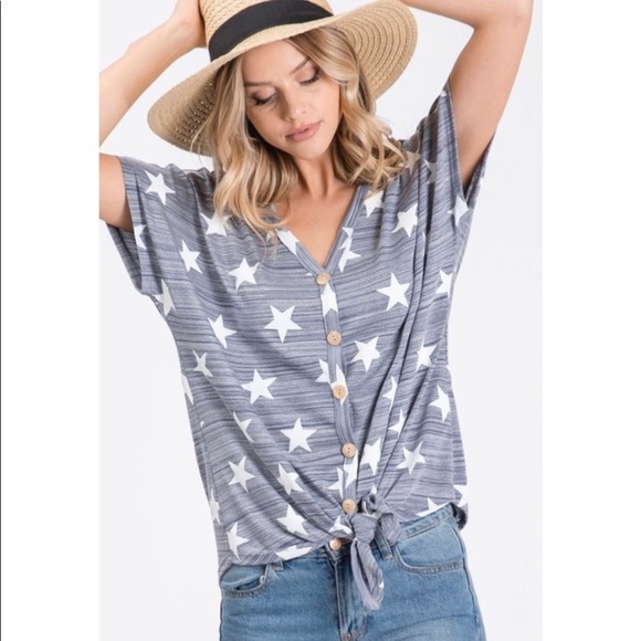 NEW! Short Sleeve Star Top!🇺🇸 - Picture 2 of 6